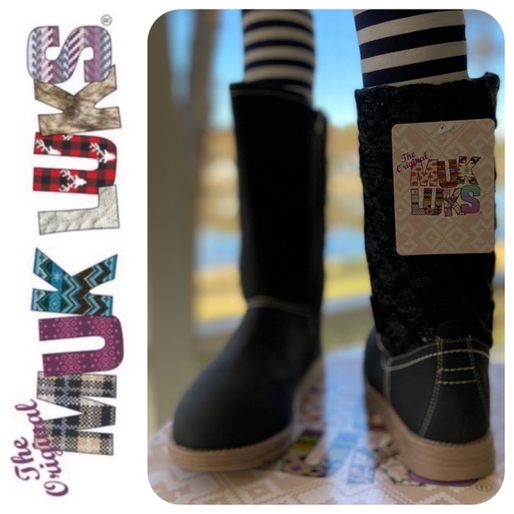 Muk Luks Cable Knit Boots, 7 - NWT - Picture 1 of 5